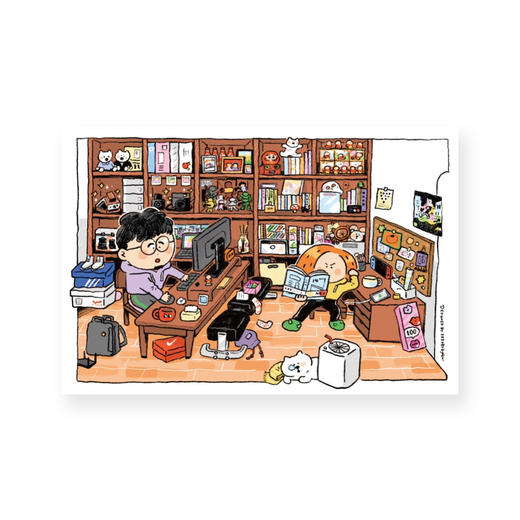 线条原创明信片 商品图0