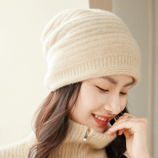 软糯亲肤羊毛衬衣开衫 阔腿裤文艺马甲羊绒帽 商品图14