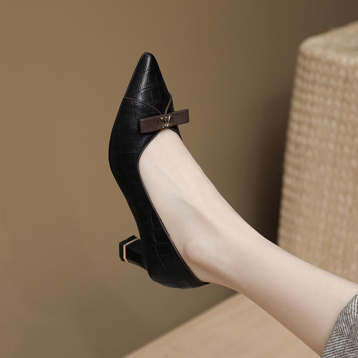 柔软舒适，真皮尖头百搭小皮鞋GLS518 商品图4