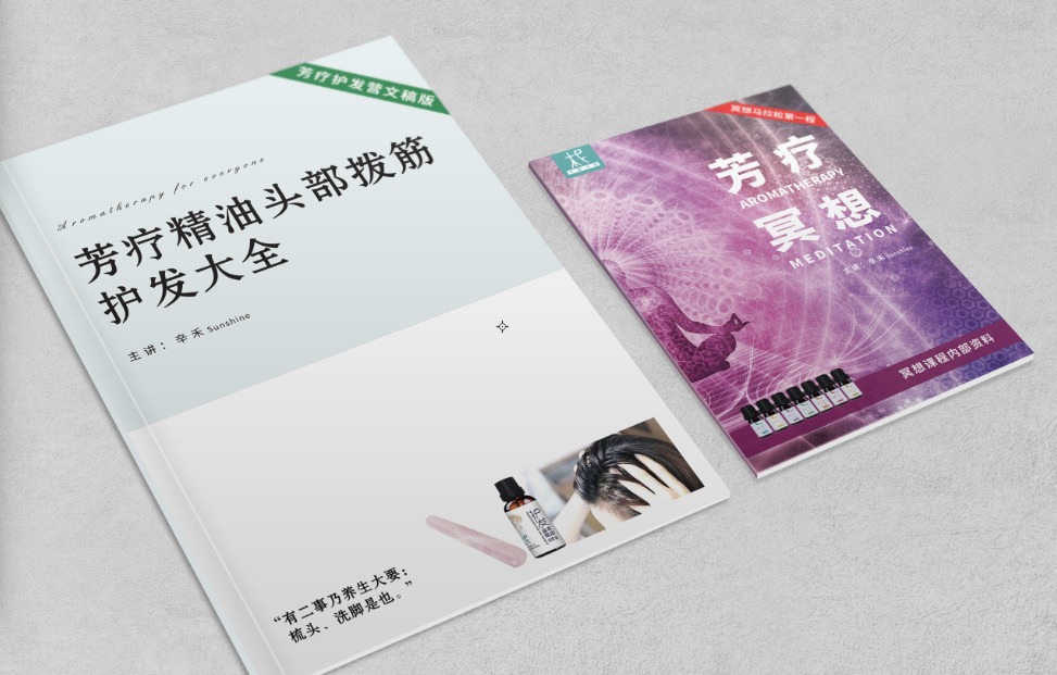 平衡小柅 芳疗精油头部拨筋护发大全+芳疗冥想册