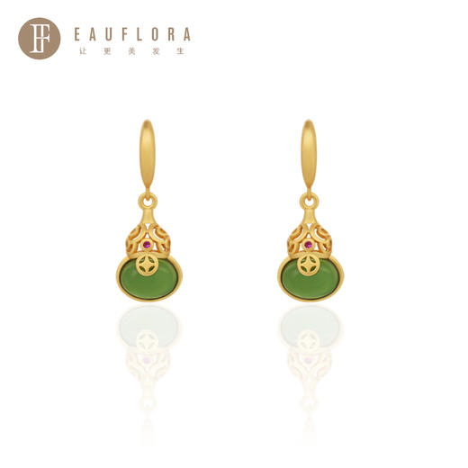 『 吉祥福禄 』金镶玉925银套系 商品图2