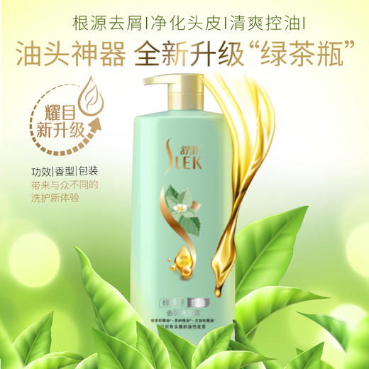 舒蕾 绿茶籽控油去屑洗发露（针对有头屑的油性发质） 商品图1