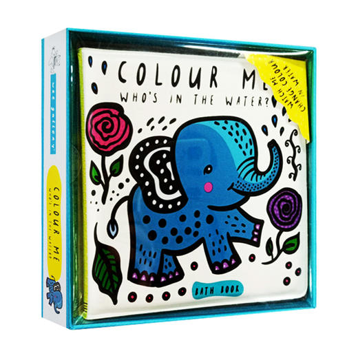 给我着色 谁在水里 遇水变色洗澡书 Colour Me Who's in the Water 英文原版 Surya Sajnani  精美插图 宝宝爱上洗澡 进英语书籍 商品图0