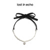 lost in echo x 摘星阁系列 设计师品牌  蝴蝶结编珠行星坠饰choker 商品缩略图3