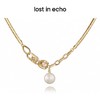 lost in echo 原创设计师品牌  巴洛克珍珠易拉罐拉环蛇骨项链 商品缩略图2