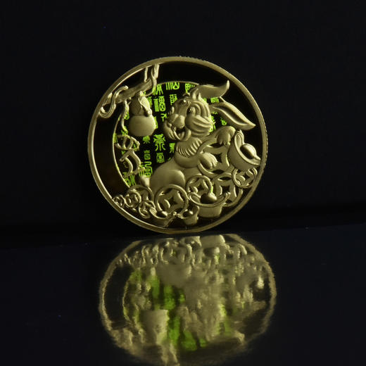 十二生肖炫彩荧光纪念章大全套 商品图13