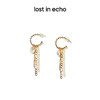 lost in echo设计师爱无畏系列 greta竹节珍珠链条流苏耳环 商品缩略图1