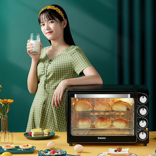 【秒杀】格兰仕 电烤箱家用烘焙多功能全自动40L大容量 大视窗看得见K43 商品图8