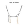 lost in echo  原创设计师天然珍珠流苏异型手工链拼接项链 商品缩略图0