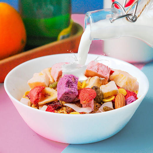 酸奶果粒燕麦片 水果坚果燕麦懒人速食早餐 即食代餐食品 gk30 商品图0