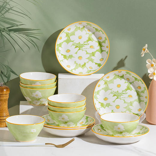 喵梦 爱丽丝仙境16件套餐具组合碗碟套装 商品图0