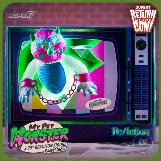 现货 Super7 我的小怪物 彩色夜光版 My Pet Monster 商品图0