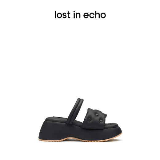 lost in echo 原创设计师品牌 气囊铆钉厚底鞋沙发拖 商品图1