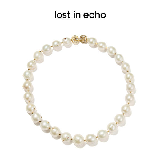 lost in echo 原创设计师品牌 巴洛克珍珠金币项链套装 商品图4