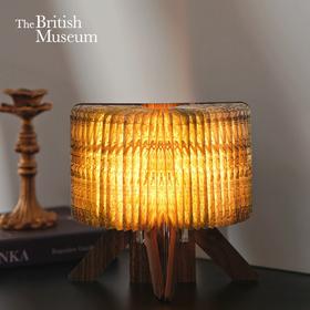 大英博物馆欧式中国风系列R型百叶式氛围灯摆件