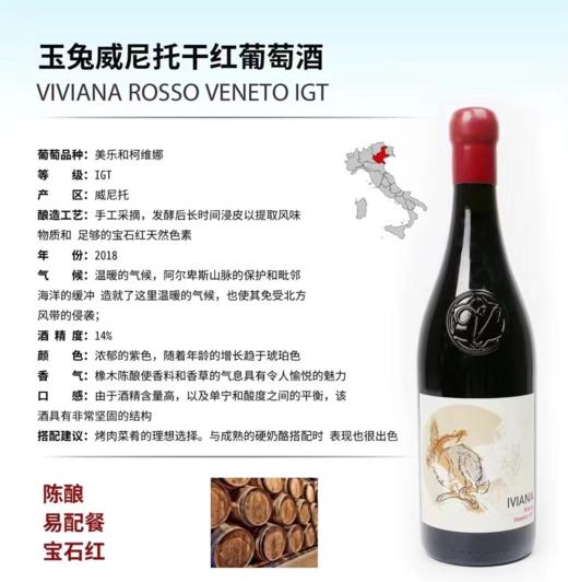 【意大利】玉兔 威尼托干红葡萄酒750ML 商品图1