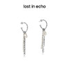 lost in echo设计师爱无畏系列 greta竹节珍珠链条流苏耳环 商品缩略图2