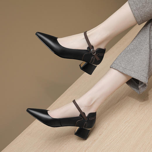 爆款百搭，花朵真皮小皮鞋GLS528 商品图2