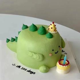 黑巢-黑巢- 小恐龙生日蛋糕生日蛋糕