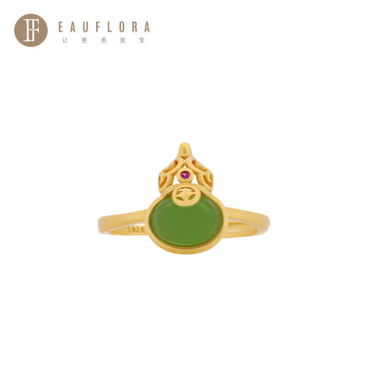 『 吉祥福禄 』金镶玉925银套系 商品图5