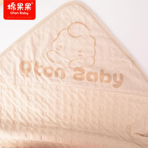 商场同款春季新品新疆彩棉三层夹棉舒适柔软亲肤空气层毯子抱毯100*120cm M505552622058 微商城发货不带礼盒~如需加礼盒请联系客服+10元运费哦~ 商品图2