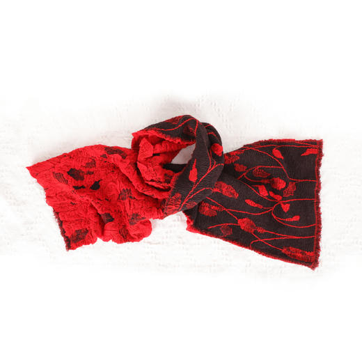 【买围巾赠进口小羊皮手套】💝【🎁新年礼盒套装🧣+🧤】🐑羊毛双面🧣提花披肩🐑进口小羊皮革手套KFW1521002-13A、13F🧤💝🇮🇳来自宝莱坞的科技与狠货🇮🇳 商品图8