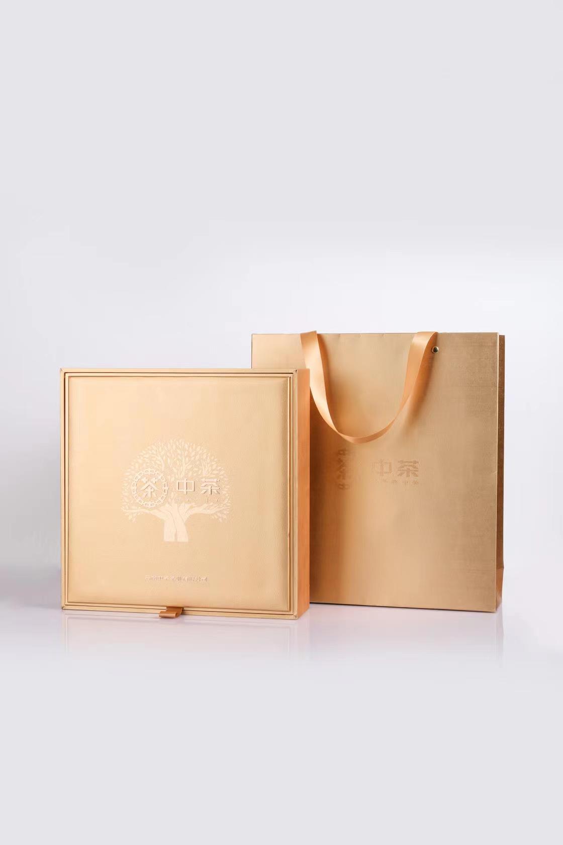 中茶&帝韵号 倚邦普洱茶（生茶）紧压茶礼盒