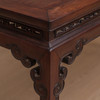 清 红木束腰马蹄腿如意云纹条桌 商品缩略图4