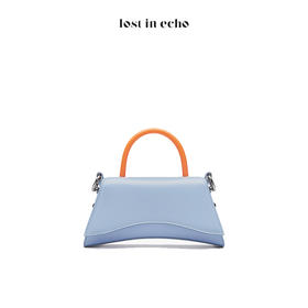 lost in echo 设计师 新款 小号巴雷特奶嘴钉装饰挎包天蓝色