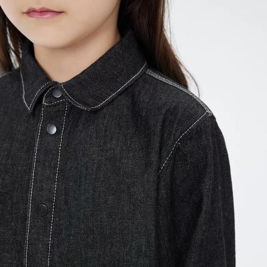 JNBY  23年春款  牛仔长袖衬衣  1N2211250 商品图3