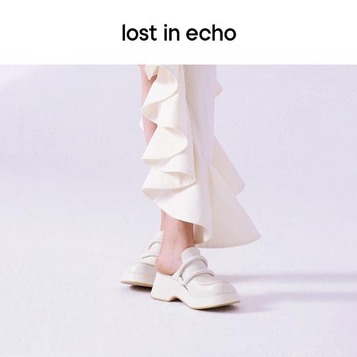 [断码]lost in echo 原创设计师品牌 厚底真皮牛皮乐福穆勒鞋 社群 商品图1