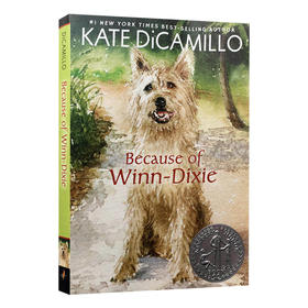 傻狗温迪克 英文原版 Because of Winn Dixie 美版 2001纽伯瑞银奖 都是戴茜惹的祸 儿童文学小说 英文版Kate DiCamillo进口英语书