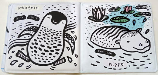 给我着色 谁在水里 遇水变色洗澡书 Colour Me Who's in the Water 英文原版 Surya Sajnani  精美插图 宝宝爱上洗澡 进英语书籍 商品图1