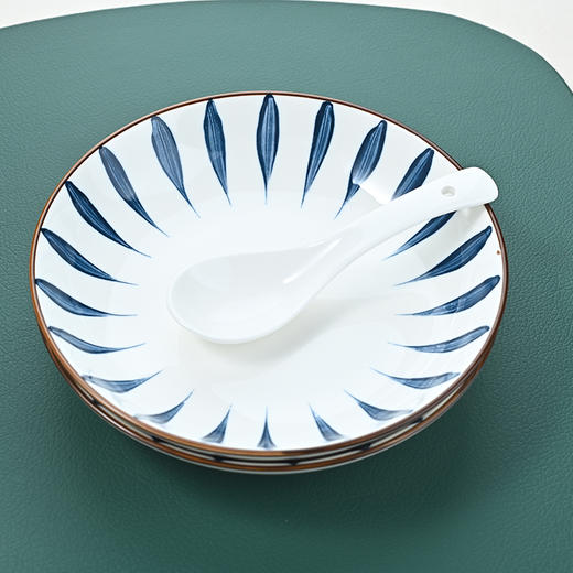 喵梦 千叶草流星雨16件套餐具组合碗碟套装 商品图12