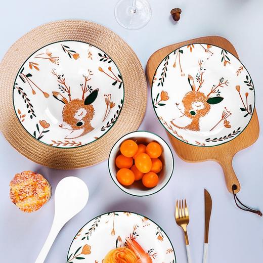 喵梦 一鹿有你16件套餐具组合碗碟套装 商品图4
