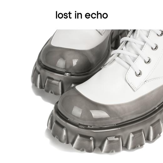 lost in echo 原创设计师品牌  泡胶彩色底超轻厚底马丁靴皮靴 商品图4