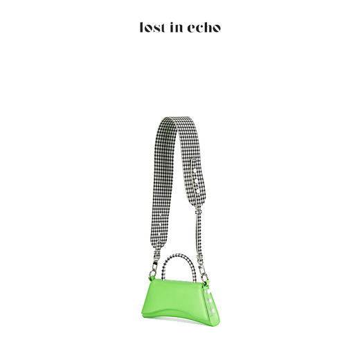 lost in echo 设计师 小号巴雷特奶嘴钉装饰挎包 荧光绿 商品图3