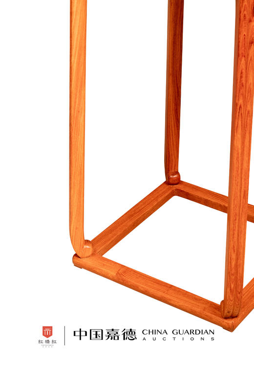 红桥红  家具严选  缅甸花梨（大果紫檀）【石面 洪氏 带托泥方几】 商品图3