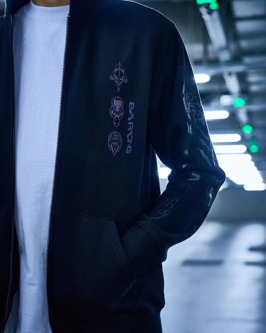 DPLS X EVA RACING HOLOGRAM ZIP UP JACKET 商品图6