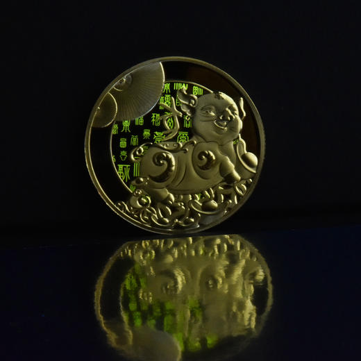 十二生肖炫彩荧光纪念章大全套 商品图8