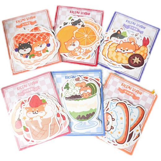 Ricemi小柴团原创异形便签 商品图0