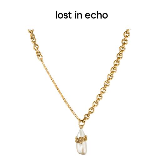 lost in echo 原创设计师品牌 异形琵琶珠拼接链条项链 商品图1