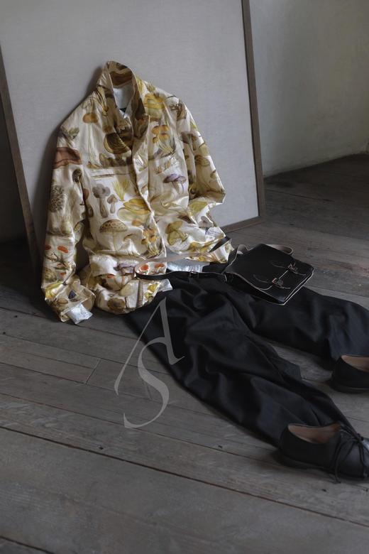 Paul Harnden 男士蘑菇印花BLAZER西装外套 商品图3