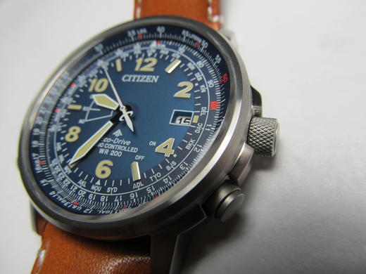 半价！Citizen西铁城光动能电波钛金属男表 商品图4