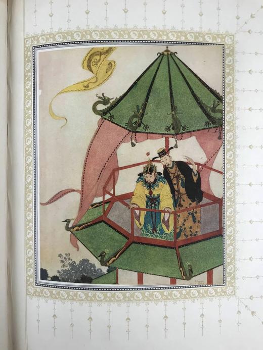 限量杜拉克签名版！桑格斯基工坊特装本！（编号11） 约20世纪早期 辛巴达航海记与其他天方夜谭故事集 约22幅彩色手工贴图 全犊皮（vellum）精装大16开 商品图13