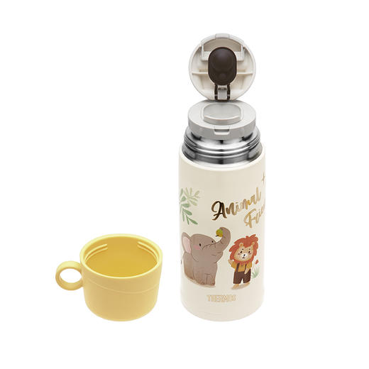 膳魔师不锈钢两用儿童水壶（热带雨林）黄色600ml 商品图2