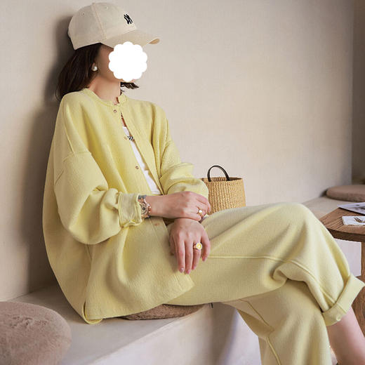 裁缝学苑AG239 空气层立领长袖衬衫裤子上衣套装纸样服装打版图纸 商品图2