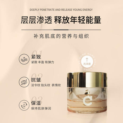 【超大力度买赠！】回归大福利！！抗老奢润大面霜，TOPC玻色因致臻焕采紧致面霜50g ，配方升级，加大容量，比之前足足多了20g，使用感受更好！ 商品图9