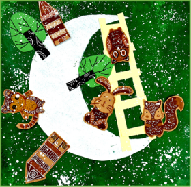 《月亮上的小动物》【自动发货：下单后，点击手机短信中收到的链接，即可获取文件下载的链接；如有任何问题，可添加客服微信hm33268获得帮助】