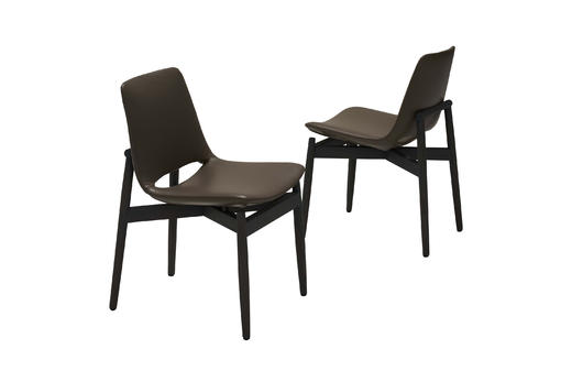 CASSiel 餐椅 | 皮布面料，底架木色可选，详询客服 商品图4